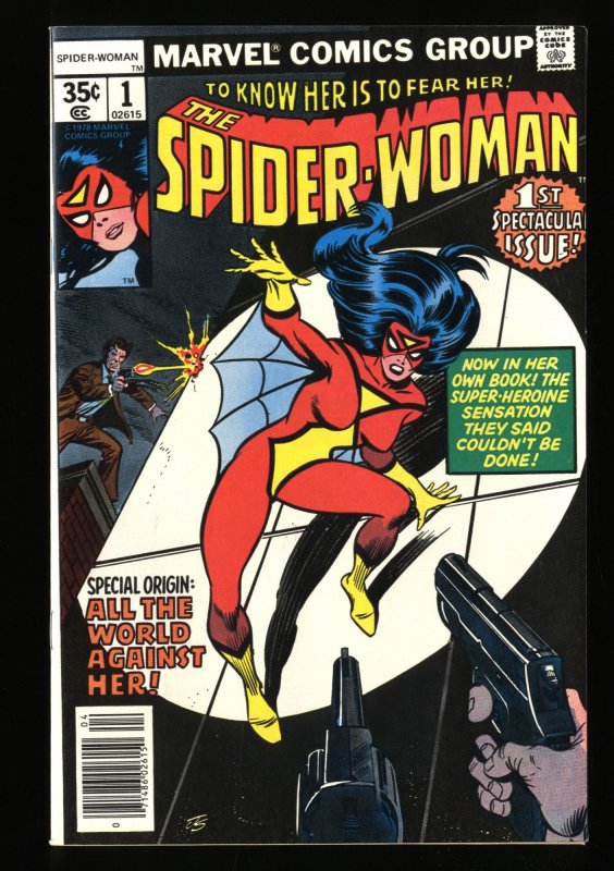 Spider-Woman (1978) #1 NM 9.4 New costume and origin!