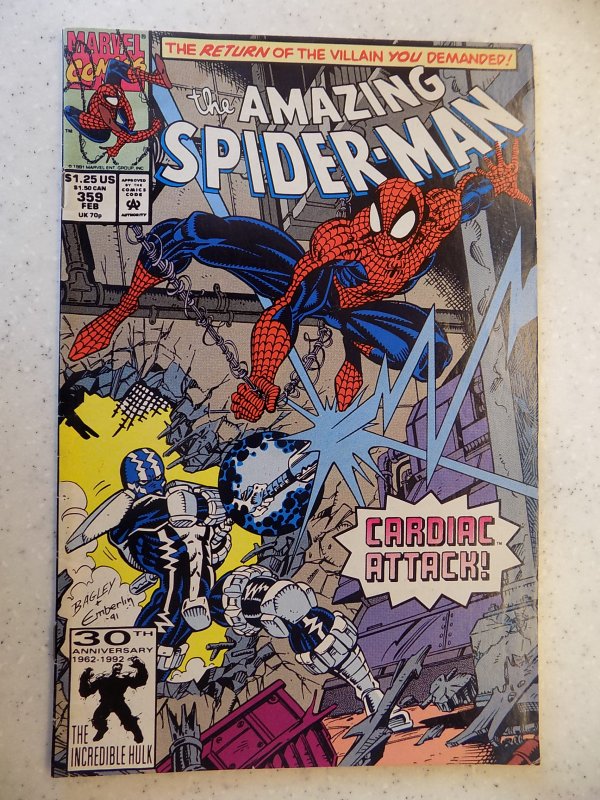 AMAZING SPIDER-MAN # 359 MARVEL ACTION ADVENTURE