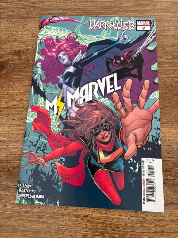 Lot Of 2 Ms. Marvel Dark Web Marvel Comic Books # 1 2 NM 1st Prints 1 J426