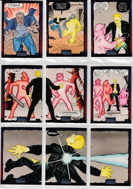 Dark Dominion # 0 Trading Cards  Rare Steve Ditko painted art ! 81 Cards !