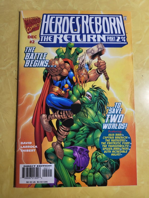 Heroes Reborn: The Return #1 through 4 (1997) Complete