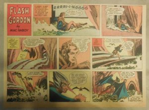 Flash Gordon Sunday Page by Mac Raboy from 10/14/1956 Half Page Size