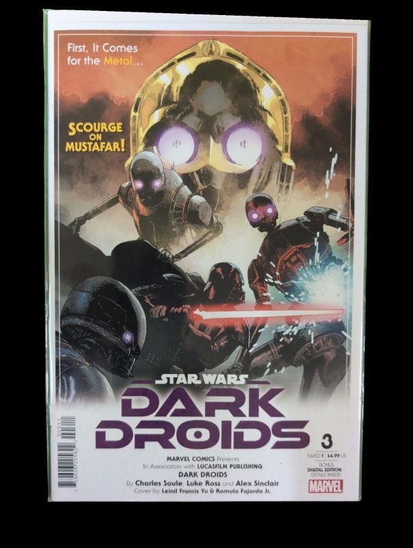 Star Wars Dark Droids #1-5 Complete Series + #1  Giuseppe Camuncoli Foil Soule