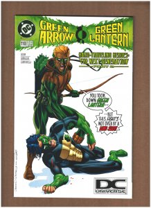 Green Arrow #110 DC Comics 1996 DC Universe Logo Green Lantern app. NM- 9.2