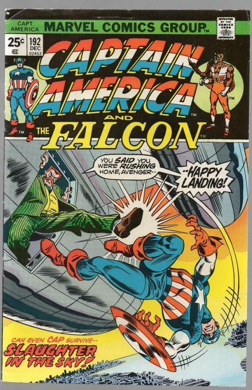 CAPTAIN AMERICA 192  VG-F Dec. 1975