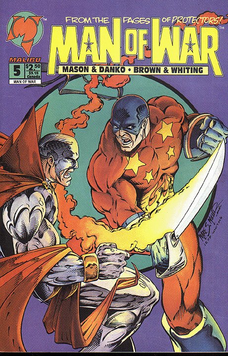 MAN OF WAR (1993 Series) #5 DIRECT Near Mint Comics Book