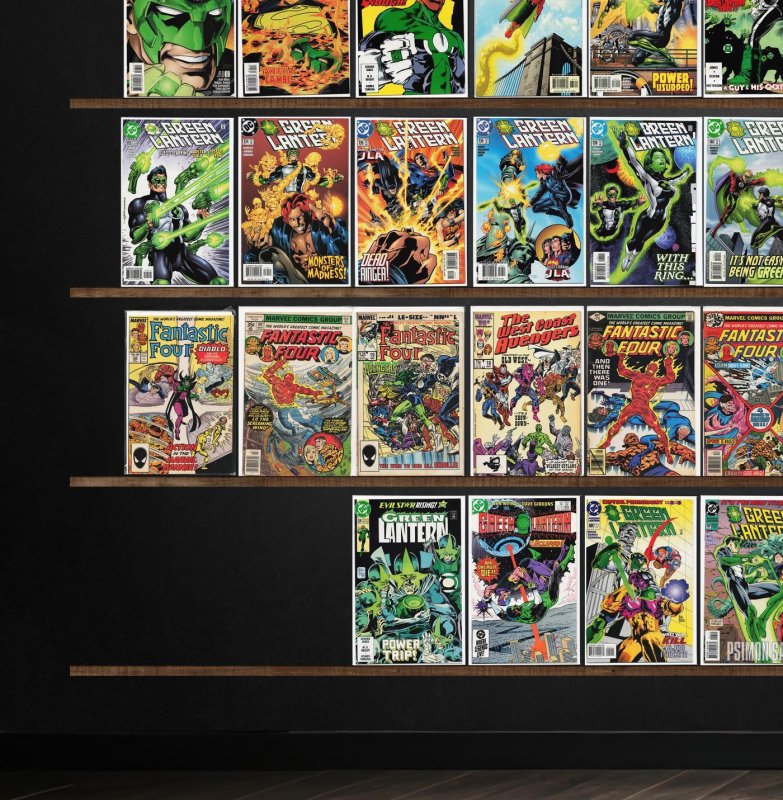 Huge Lot 150+ Comics with Green Lantern, Fantastic Four, X-O Manowar & More!