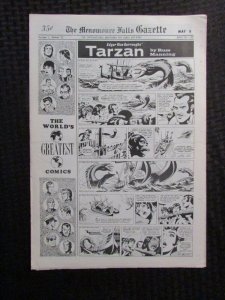 1972 May 8 MENOMONEE FALLS GAZETTE Comic Weekly #21 FN 6.0 Air Hawk Tarzan