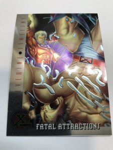 FATAL ATTRACTION #86 Wolvie card: 1995 Fleer Ultra X-men Chromium; NM/M, Kubert