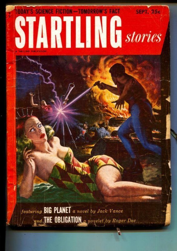 Startling Stories--September 1952--Pulp Magazine--Better--VG