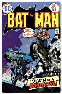 Batman #264 - 1975 - DC Bronze Age - Motorcycle cover