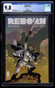 Reborn #1 CGC NM/M 9.8 White Pages Cassady Variant Greg Capullo Art!