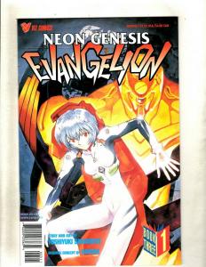 Lot of 13 Comics Evangelion Book Three 1 2 3 4 5 6 Book Four 1 2 3 4 5 6 7 CE3