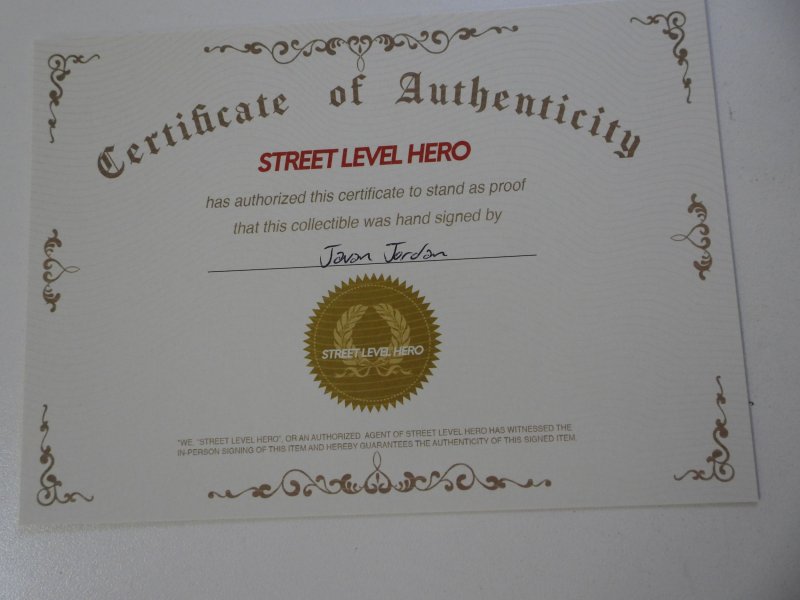 Ninja Funk #3 Virgin Variant Signed by Javan Jordan W/ COA NM Condition