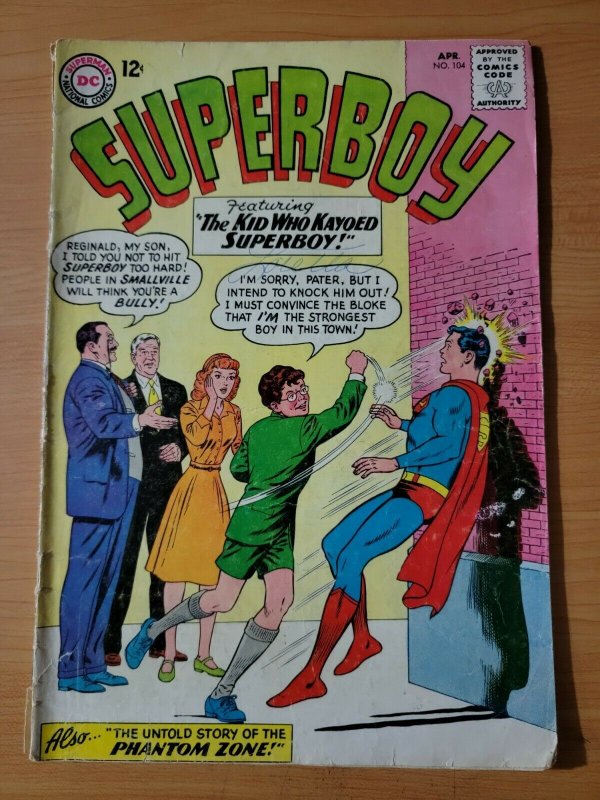 Superboy #104 ~ VERY GOOD VG ~ 1963 DC Comics