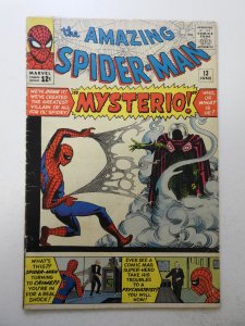 The Amazing Spider-Man #13 (1964) GD/VG Cond 1st App of Mysterio! moisture stain