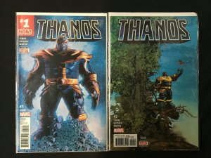 THANOS #1-2 (2ND PRINT) 3, 5, 9-12 2017 SERIES VF-N/M 8 COMICS