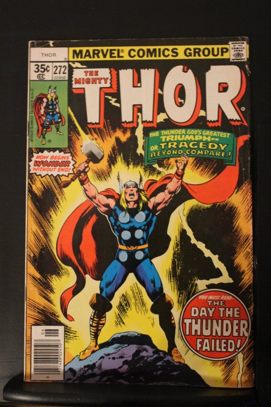 Thor #272 (1978) Mid-High-Grade FN/VF The Day The Thunder Failed Wow!