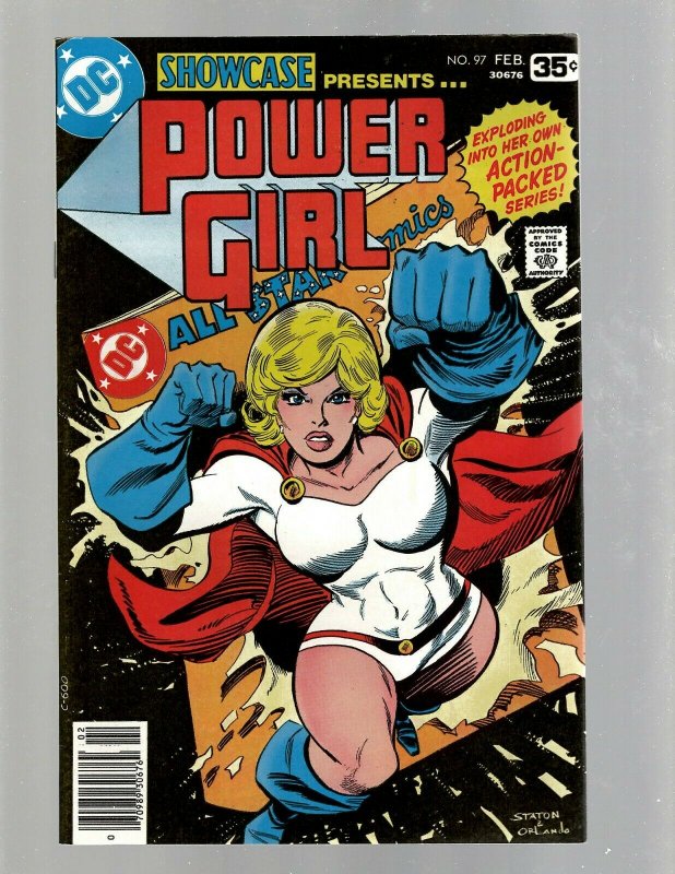 10 Showcase DC Comic Books # 91 92 93 97 98 99 100 101 102 103 Power Girl GK34