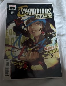 CHAMPIONS OUTLAWED #1 FIRST PRINT MARVEL COMICS (2020) SPIDER-MAN NOVA