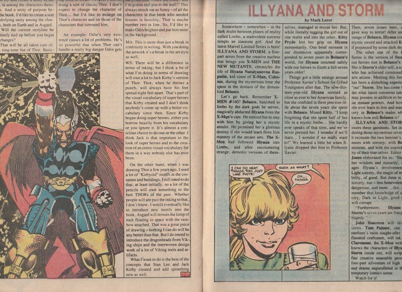 Marvel Age #6 (1983)  1st Walther Simonson Thor art