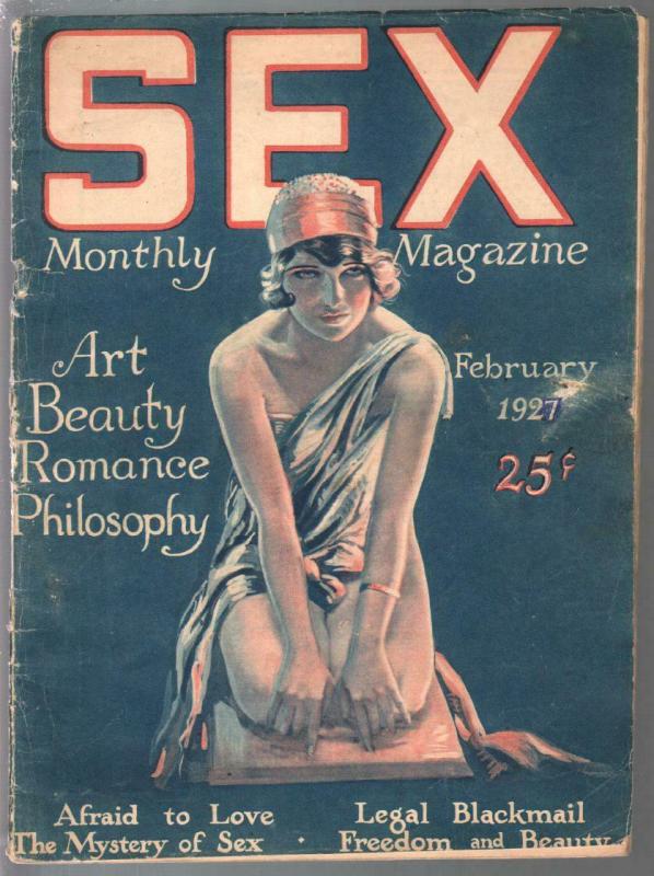 Sex Monthly Magazine 2/1927-art-beauty-spicy pix-rare pulp-G