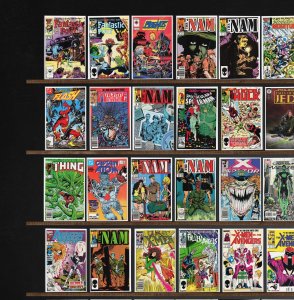 Huge Lot 140+ Comics with West Coast Avengers, The 'Nam, The & & More!