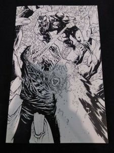 UltraMega By James Harren #3 Cover C Virgin 1:5 Black & White Variant Skybound