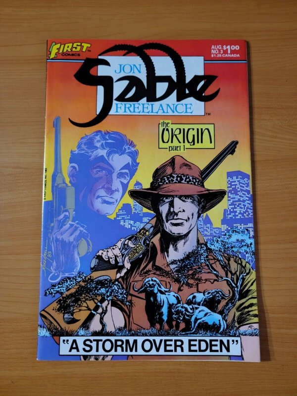 John Sable, Freelance #3 ~ VERY FINE - NEAR MINT NM ~ 1983 First Comics
