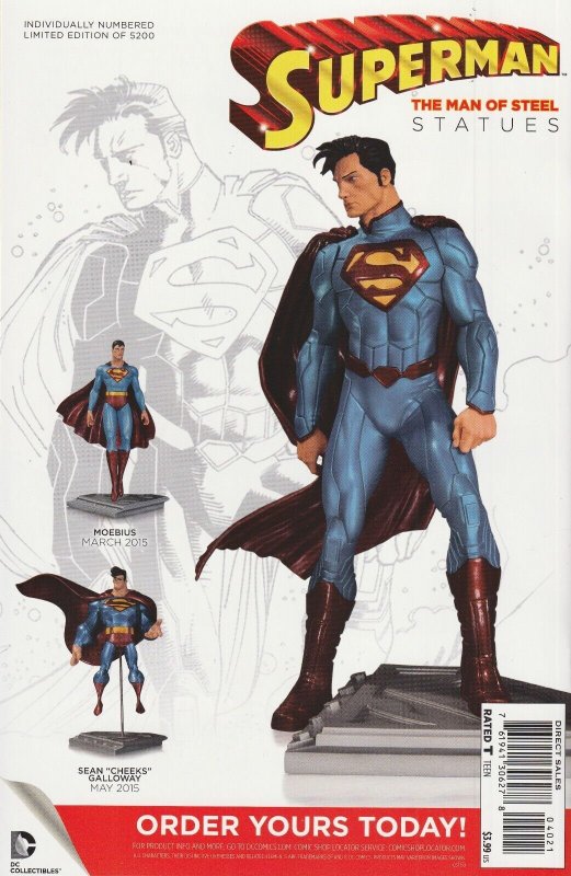 Superman # 40 Superfly Movie Poster Variant NM DC 2015 [T7]