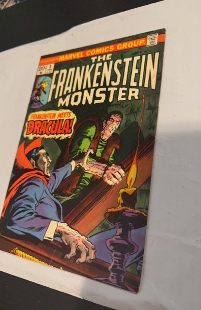 The Frankenstein Monster #8 (1974) Frank meet Dracula❤️❤️