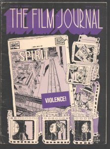 Film Journal #7 1975-Spirit cover by Will Eisner-Bloody tradition of Hammer f...