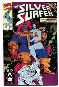 Silver Surfer #56 1991 Infinity Gauntlet Thanos Marvel. NM-