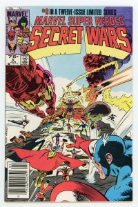 Marvel Super Heroes Secret Wars #9 Mike Zeck Galactus X-Men Newsstand VF+