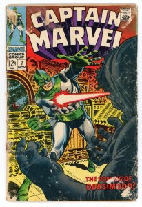 Captain Marvel #7 (1968 v1) Don Heck Carol Danvers GD-