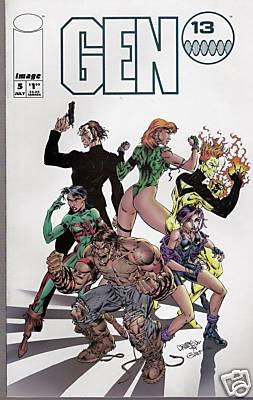 Gen 13 #5 Image Comics 1994 NM Jim Lee Brandon Choi