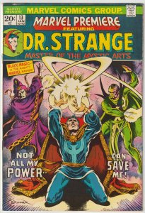 Marvel Premiere #13 (Jan 1974, Marvel), VFN condition (8.0), Dr. Strange stars