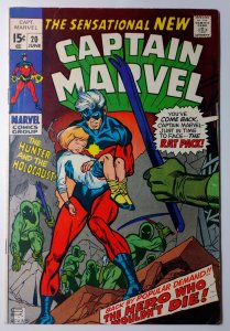 Captain Marvel #20 (6.5, 1970)