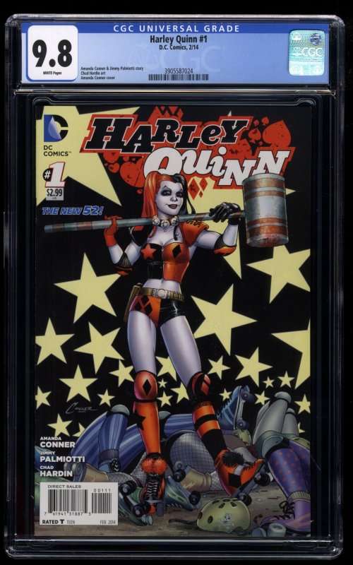 Harley Quinn (2014) #1 CGC NM/M 9.8 White Pages
