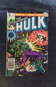 The Incredible Hulk #270 1982 marvel Comic Book