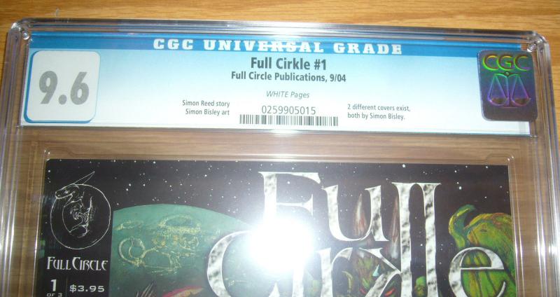 Full Cirkle #1 CGC 9.6 simon bisley art - simon reed - full circle 1st print