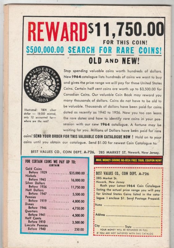 World's Finest #139 (Feb-64) VG/FN Mid-Grade Superman, Batman, Robin