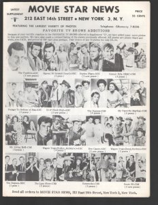 Movie Star News Mail Order Sales Catalog Supplement #V 1960's-Irving Klaw-8 x...