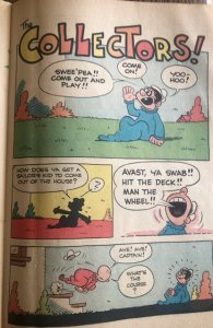 Popeye #86 (1967)1st Hardtack, back cover rip