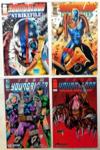 Youngblood Lot 3 #Strikefile 2, 3Team 4, 3 1993 Image SuperPatriot Comics