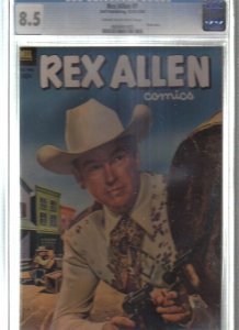 Rex Allen #7 (1952) CGC 8.5 VF+
