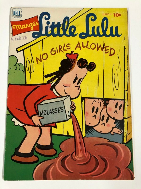 LITTLE LULU 45 FINE March 1952 No Girls Allowed gets its due