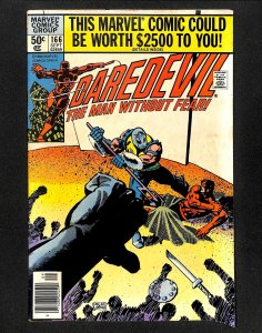 Daredevil #166 Newsstand Variant