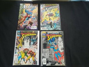 SUPERMAN 4PC (NM) SWAN SONG, ARMAGEDDON 2001, THE LEGACY OF SUPERMAN 1991-2005