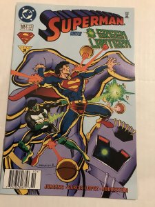 Superman #105 : DC 10/96 VF/NM; Newsstand Variant, Green Lantern x-over